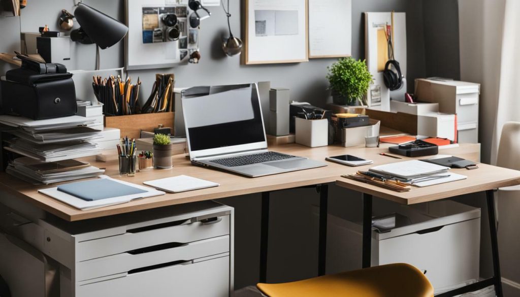 Storage Solutions for an Efficient Desk Setup