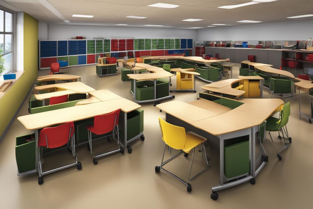 what is a school desk called