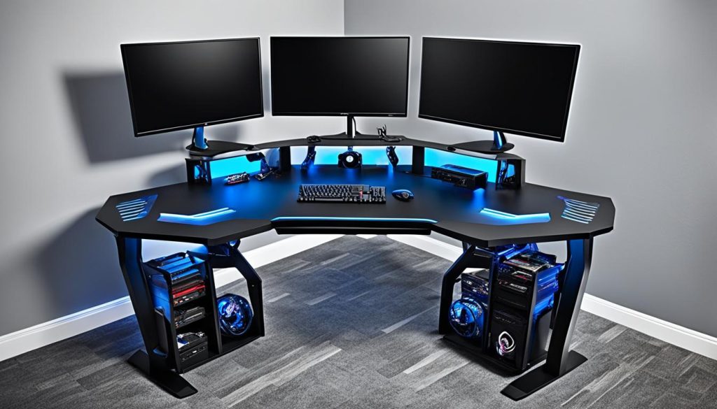 gaming desk setup tips
