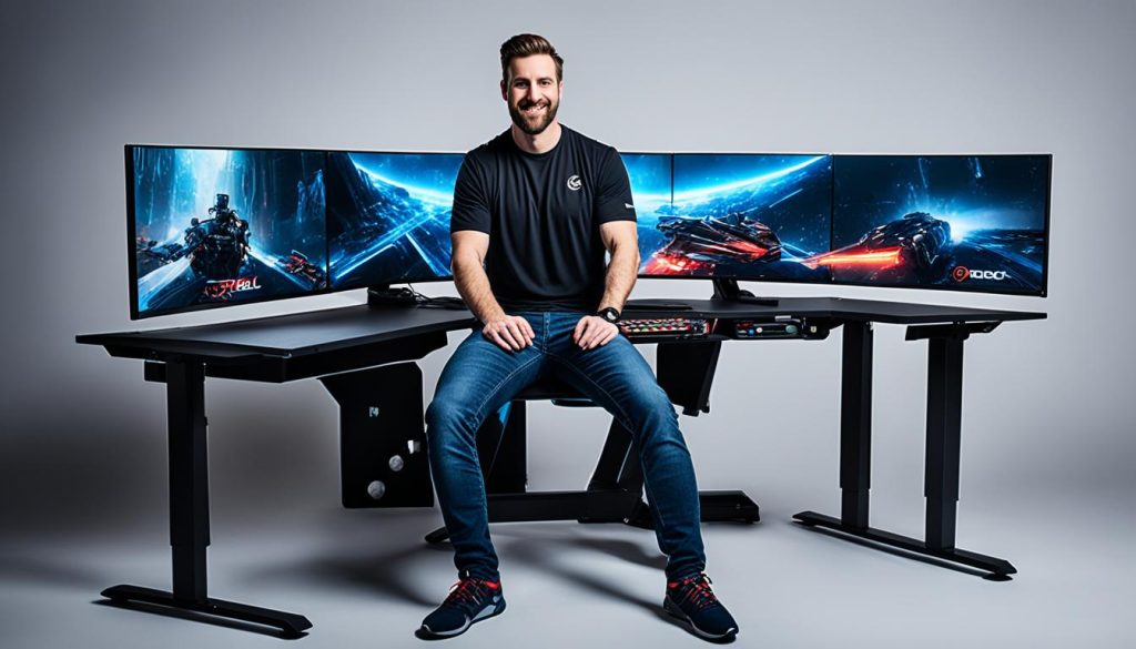 how tall should gaming desk be