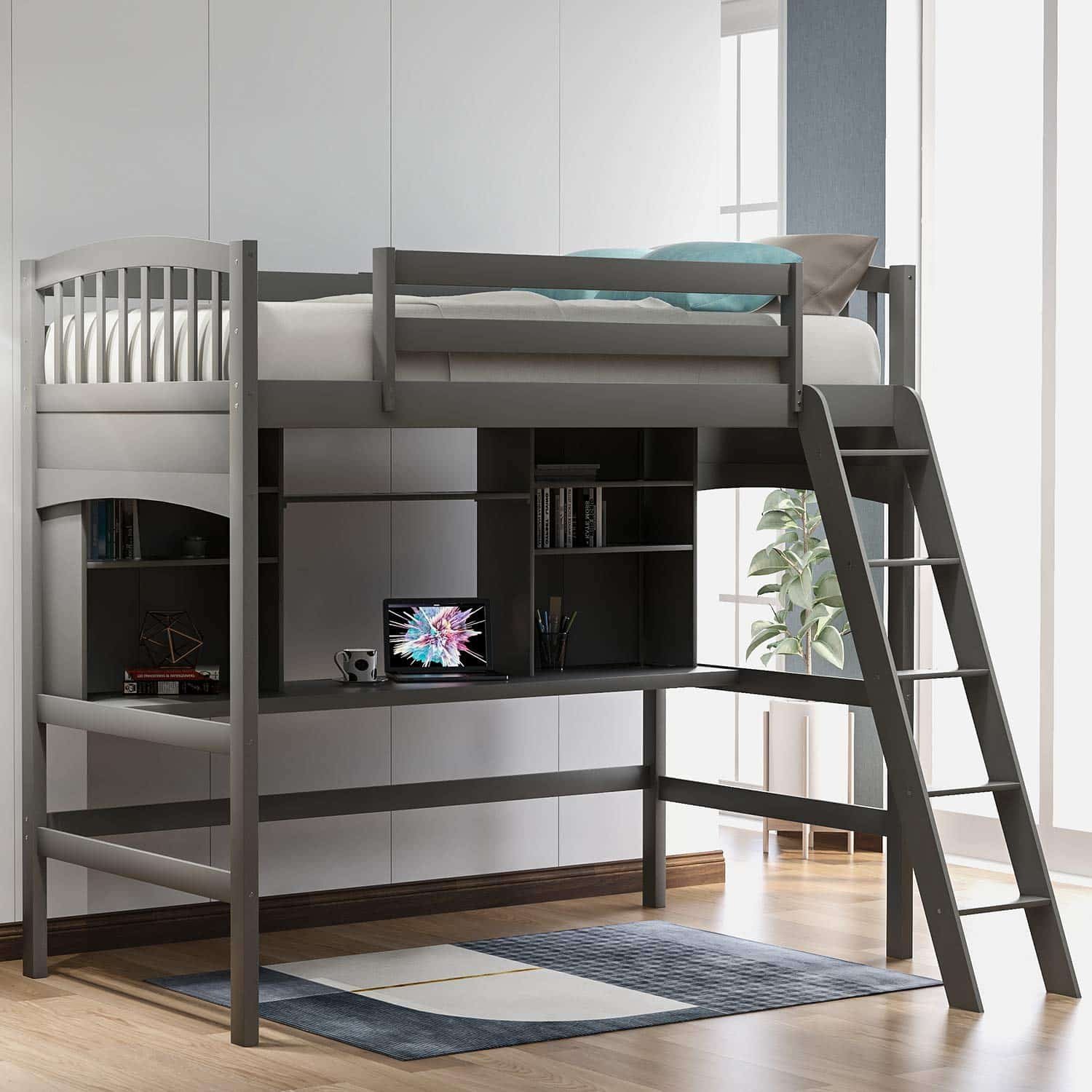 Merax Loft Bed Twin Size