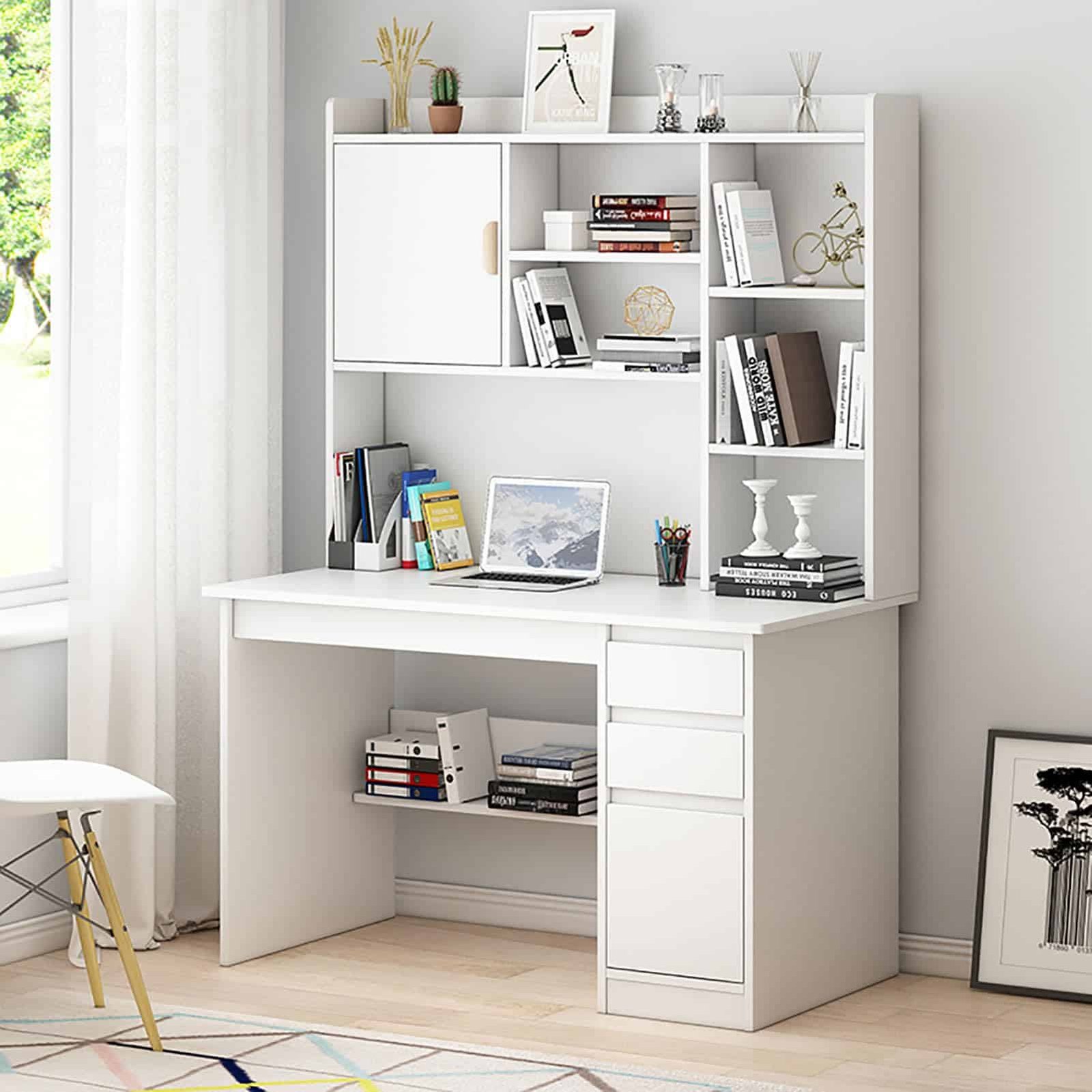 MDHP Home Office Desk with Storage Shelf