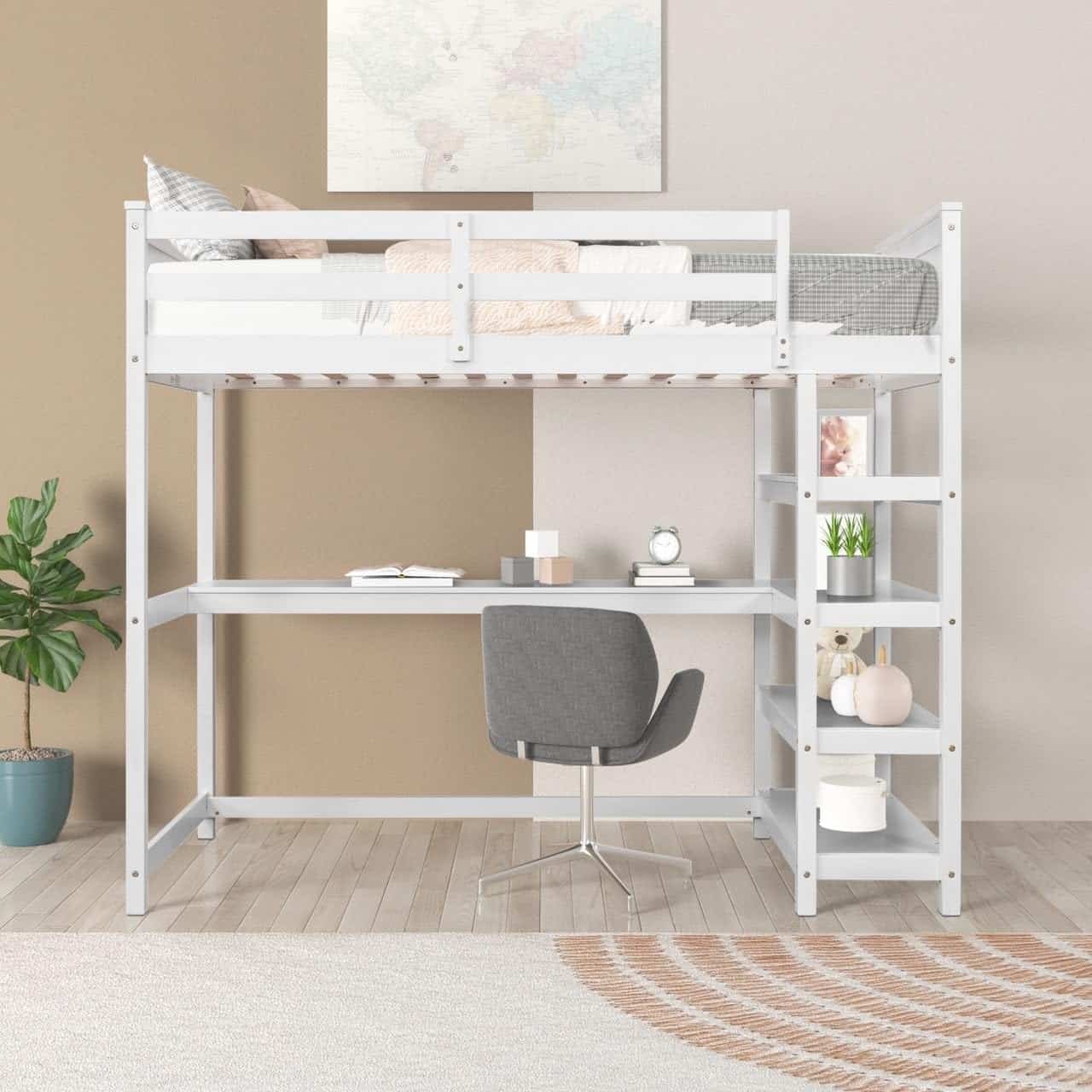 Hanway Loft Bed with Desk