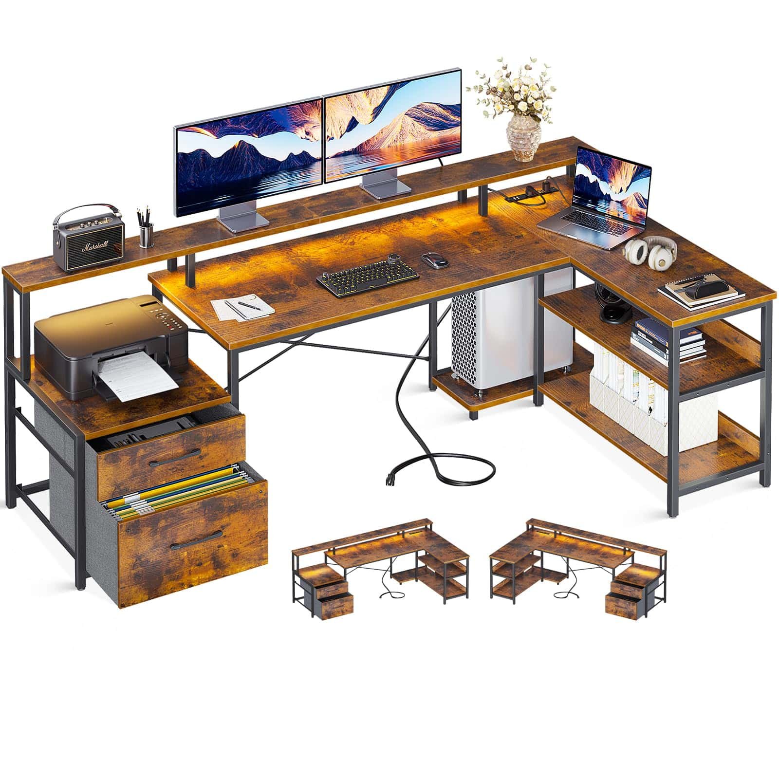 ODK L Shaped Desk