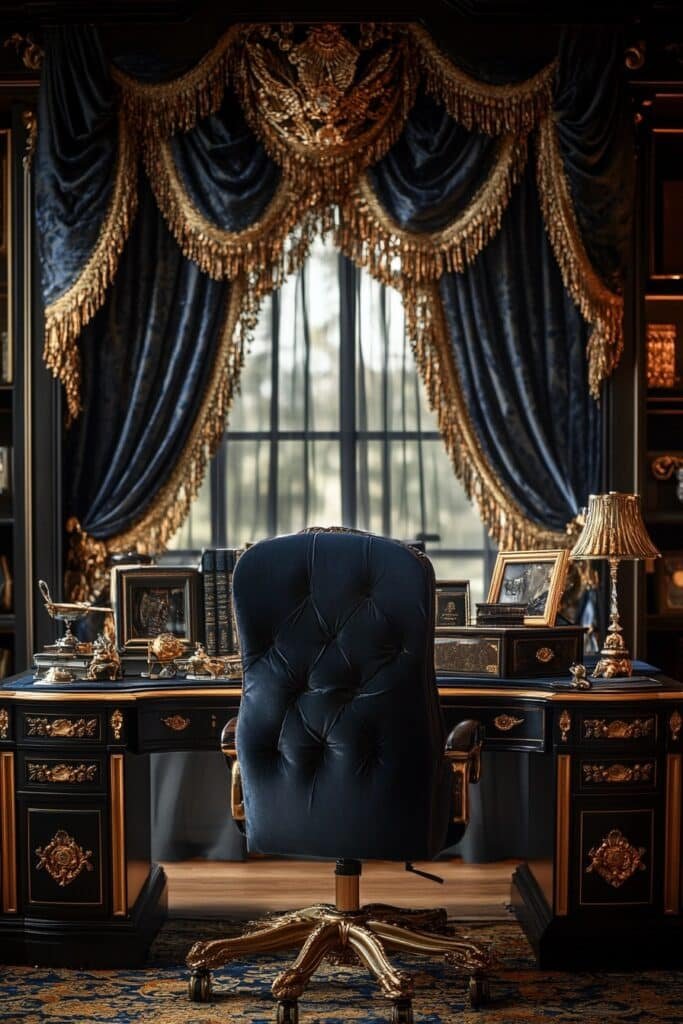 Baroque Style Home Office Furnishings