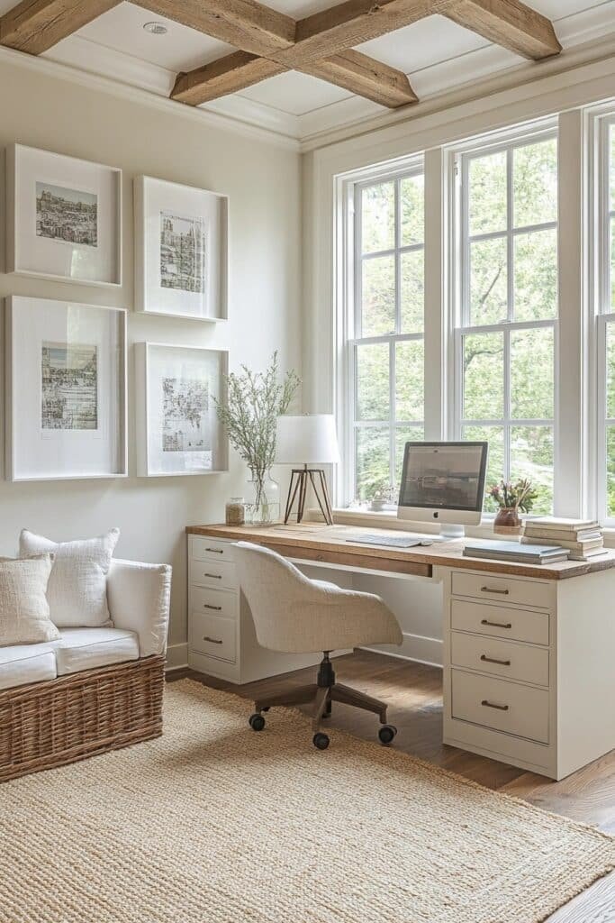 Bright and Airy Home Office Concepts