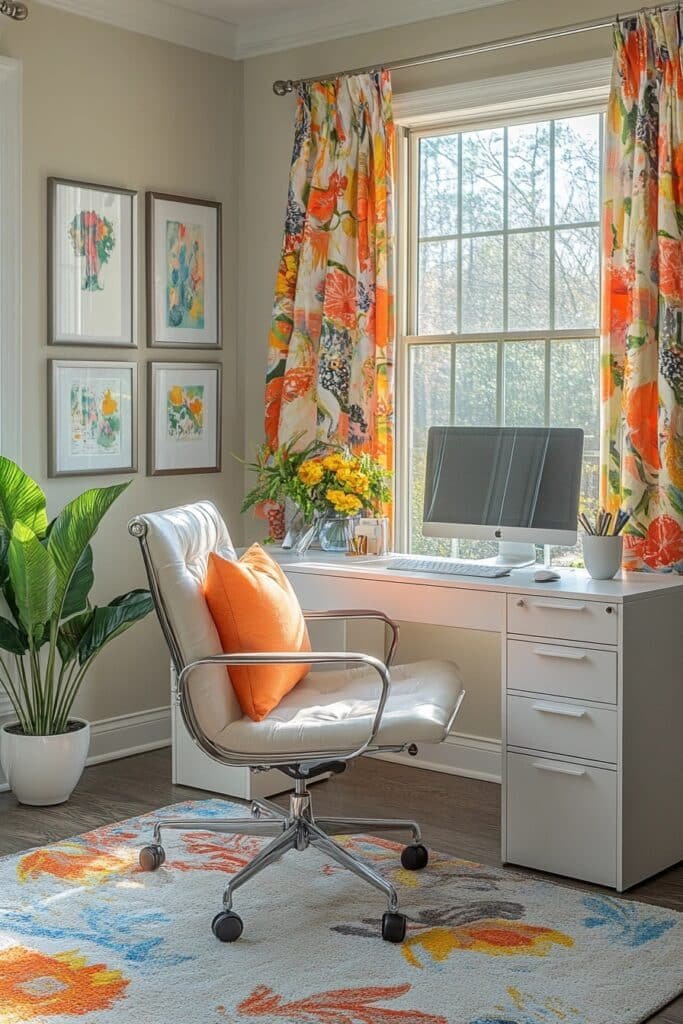 Bright and Invigorating Home Office Designs