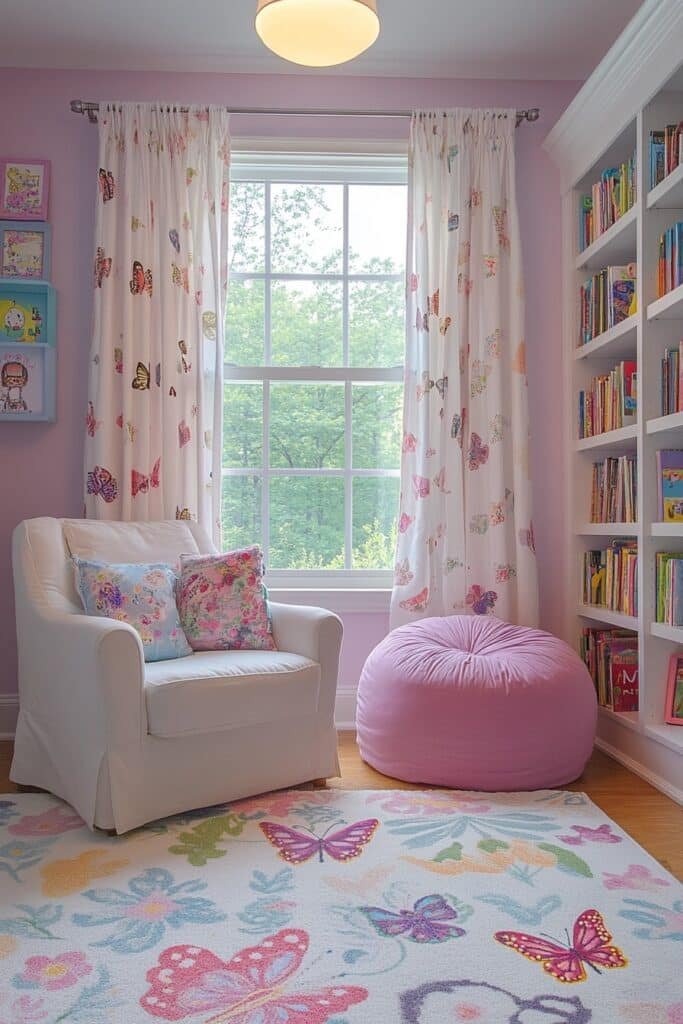 Butterfly Garden Reading Nook