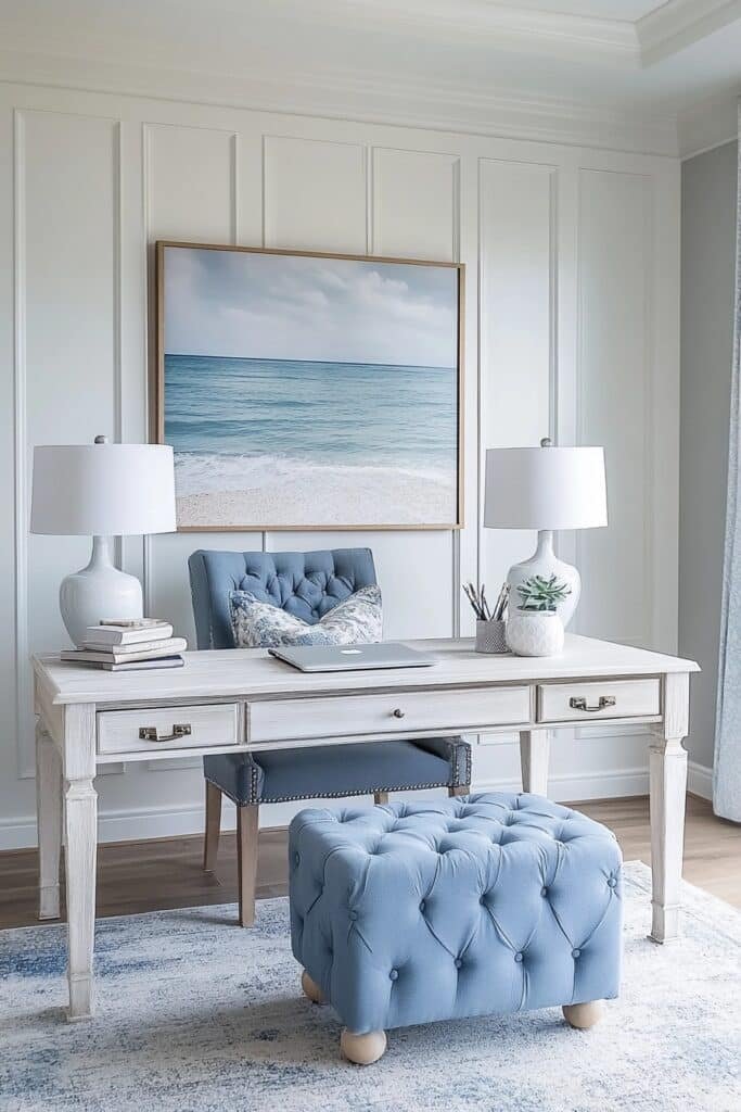 Coastal Home Office Design Ideas