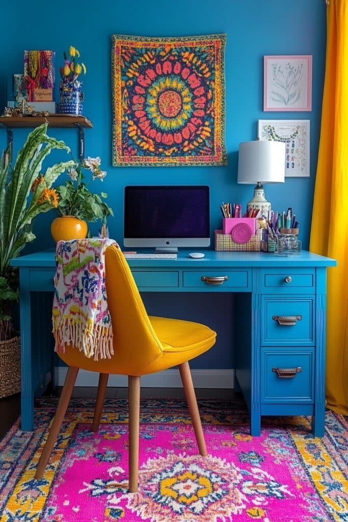 Colorful Home Office Ideas