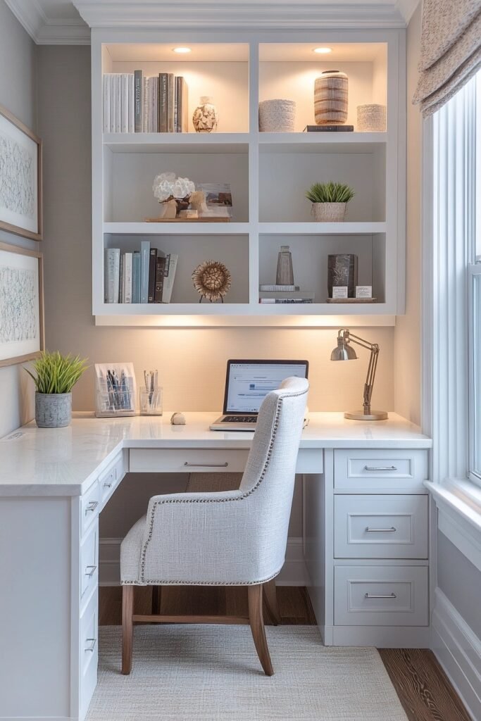 Compact Corner Desk Configuration