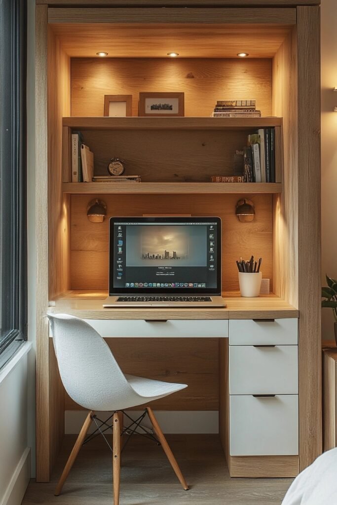 Compact Hidden Home Office Nooks