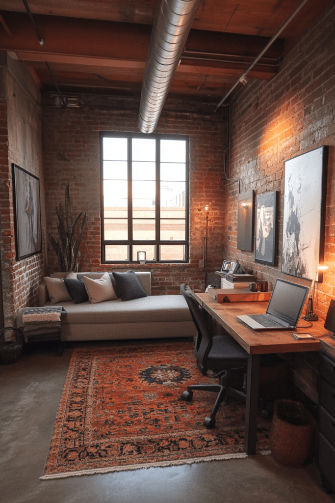 Contemporary Loft Guest Office