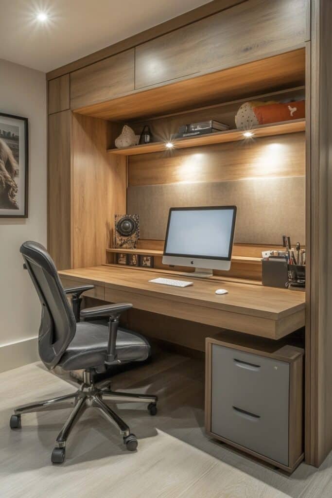 Contemporary Murphy Bed Office