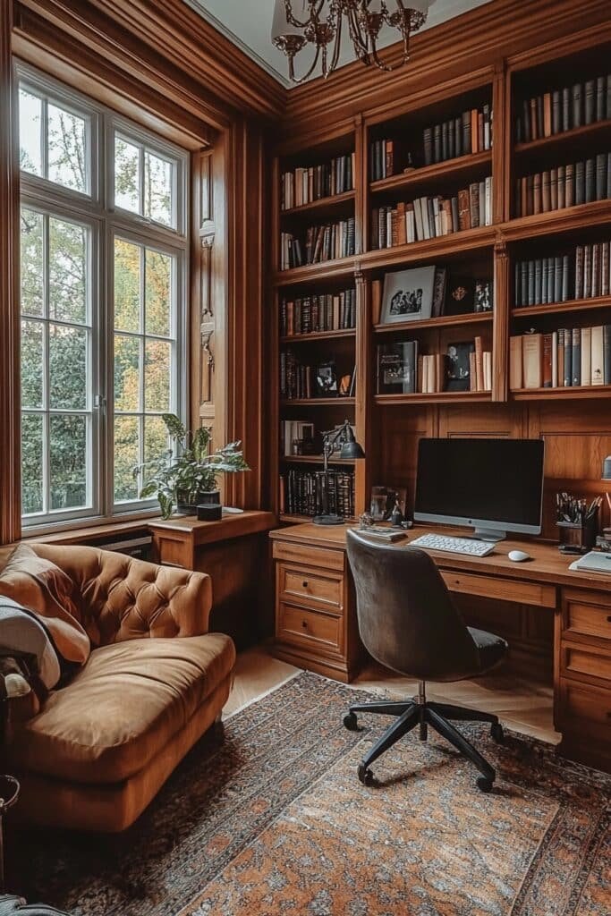 Cozy and Inviting Home Office Setup