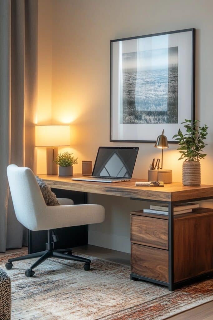 Cozy and Productive Home Office