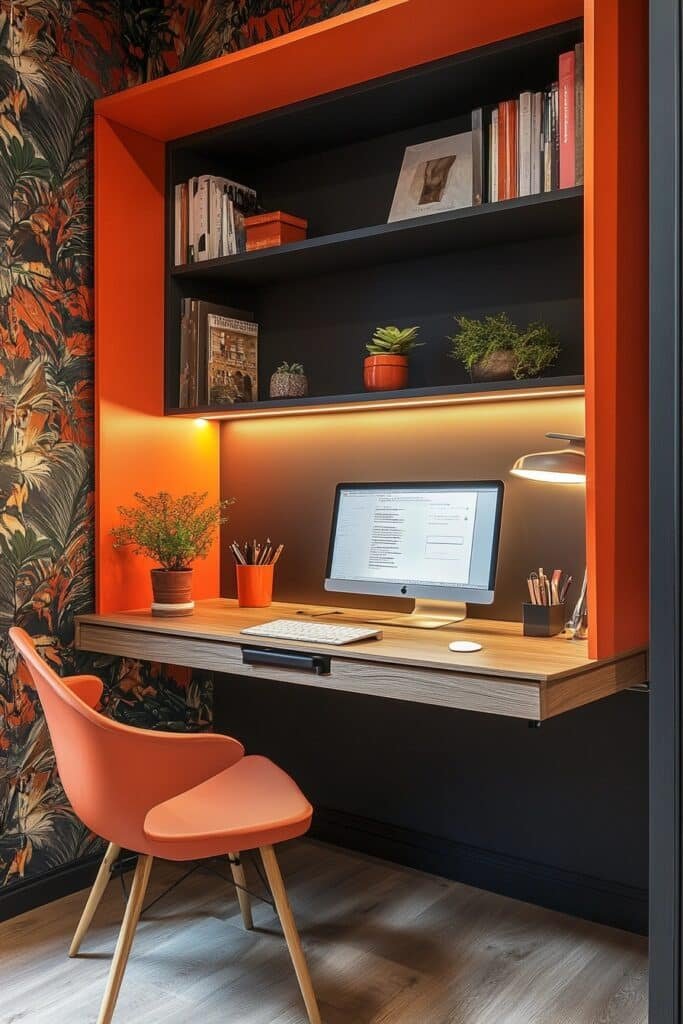 Creative Tiny Home Office Solution