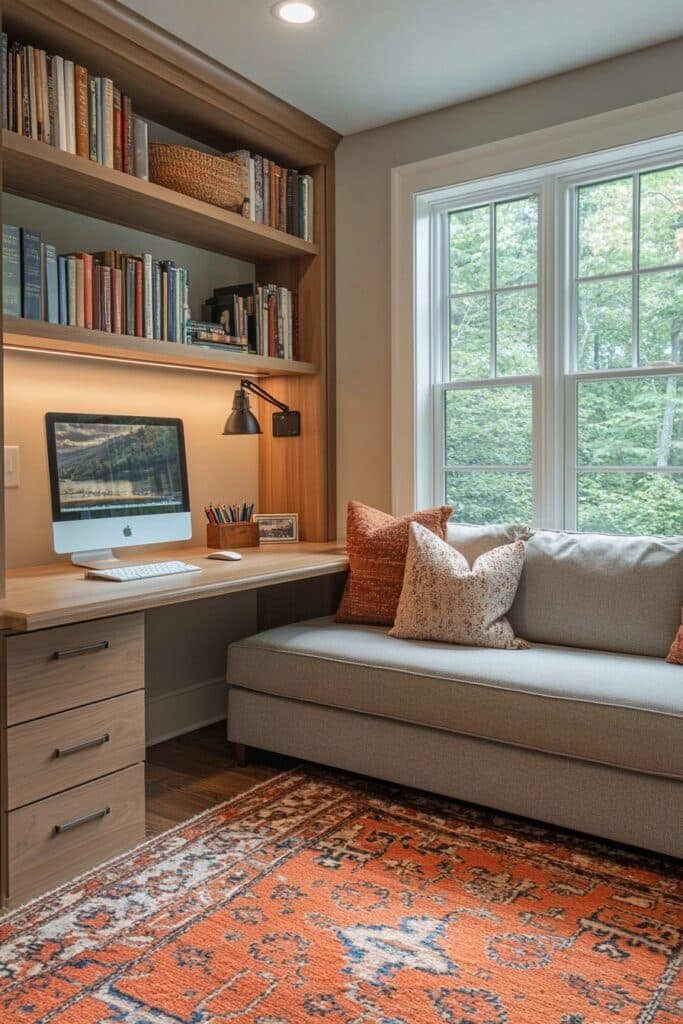 Dual-Purpose Home Office and Guest Rooms