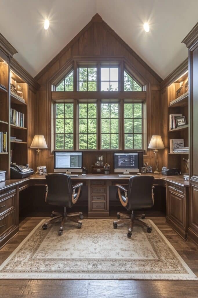 Dynamic Dual-Desk Home Offices