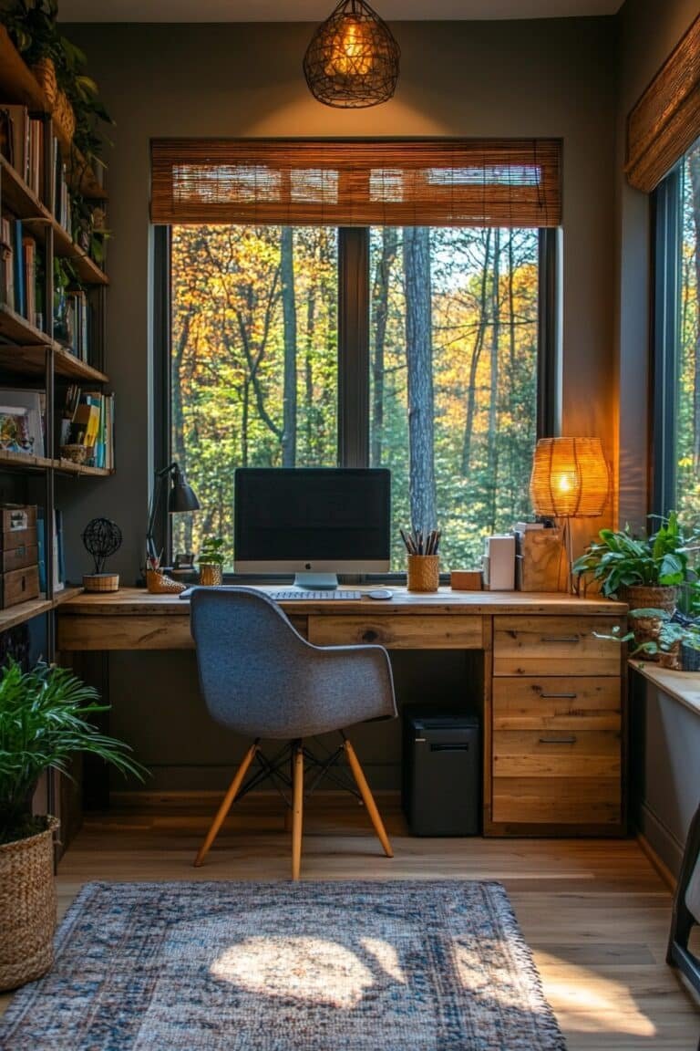 Image showcasing Green Home Office Guide for a Sustainable Workspace