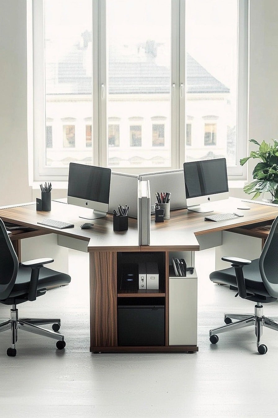 29 2 Desk Office Layout Ideas For Designing A Cozy And Collaborative 