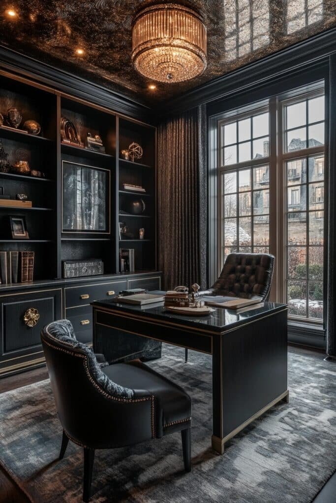 Glamorous Home Office Decorating Ideas