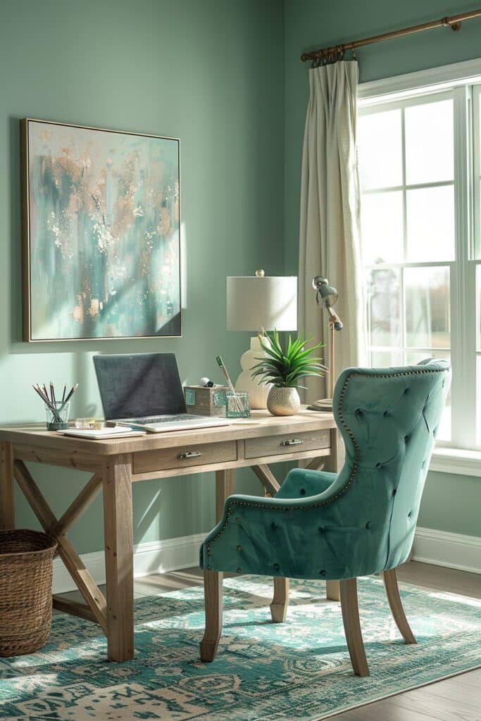 Harmonious Color Blend Home Office