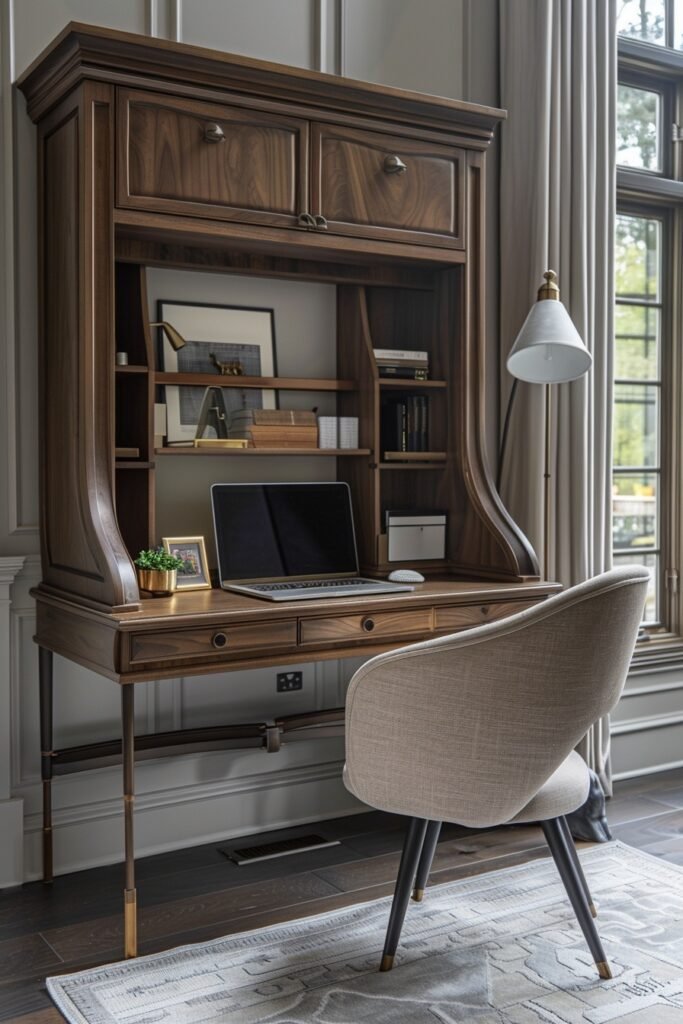 Hidden Vanity Desk