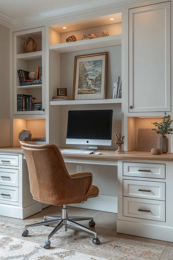 Home Office with Innovative Storage Solutions