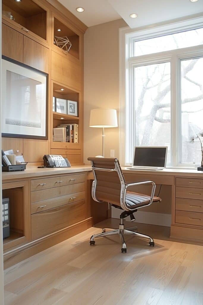 Home Office with Modular Furniture Systems