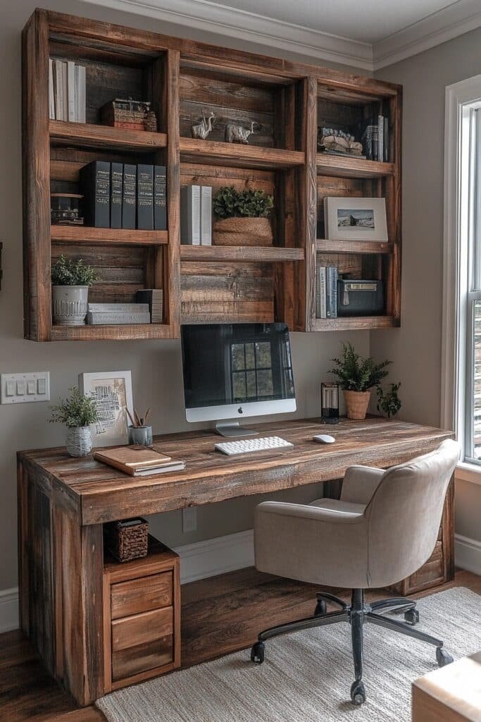 Home Office with Multifunctional Furniture