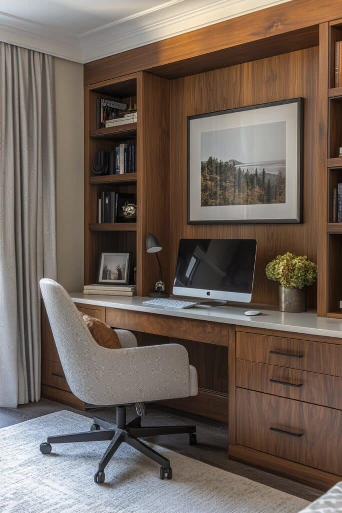 Home Office with Multifunctional Furniture