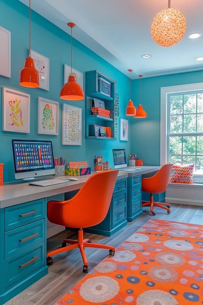 Kid-Friendly Home Office Designs