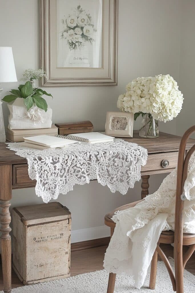 Lace and Linen Office Space