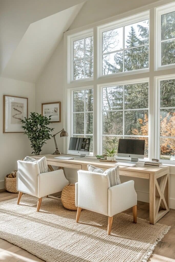 Light-Filled Dual Workspace