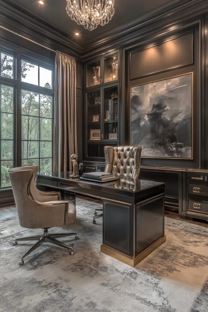 Luxe Glam Home Office