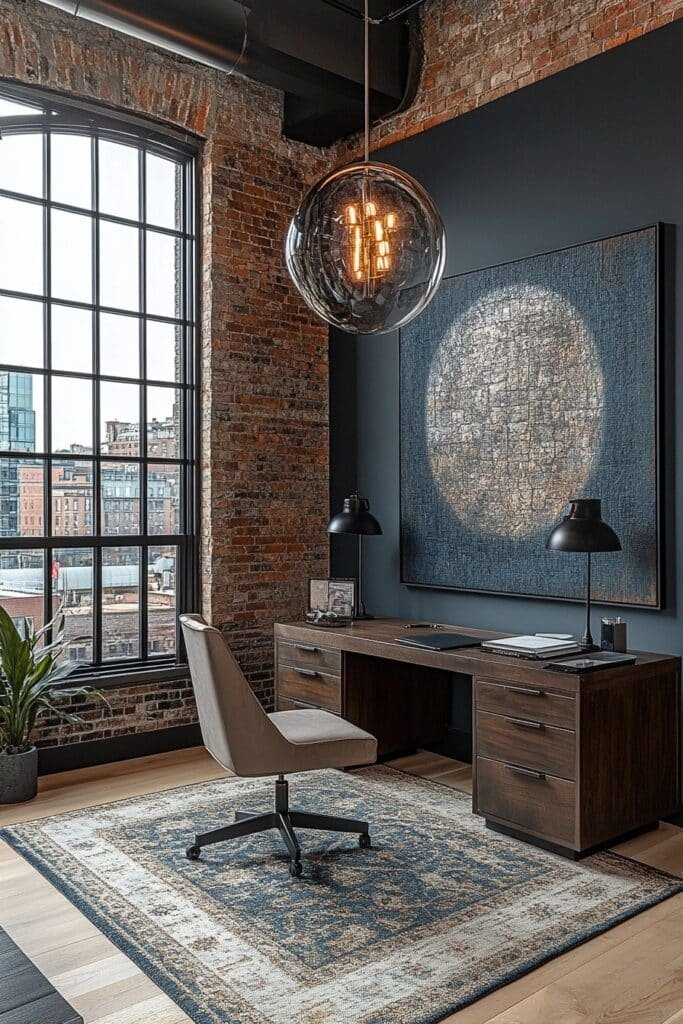 Luxurious Loft Home Office