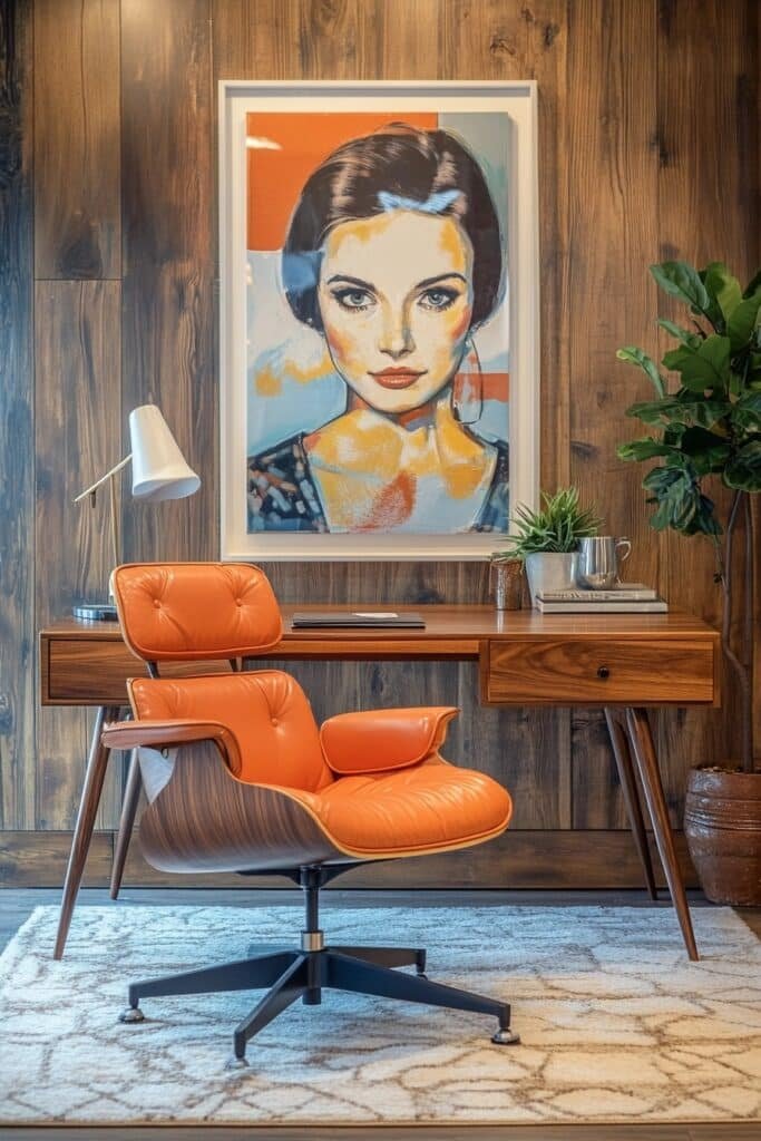 Mid-Century Modern Study