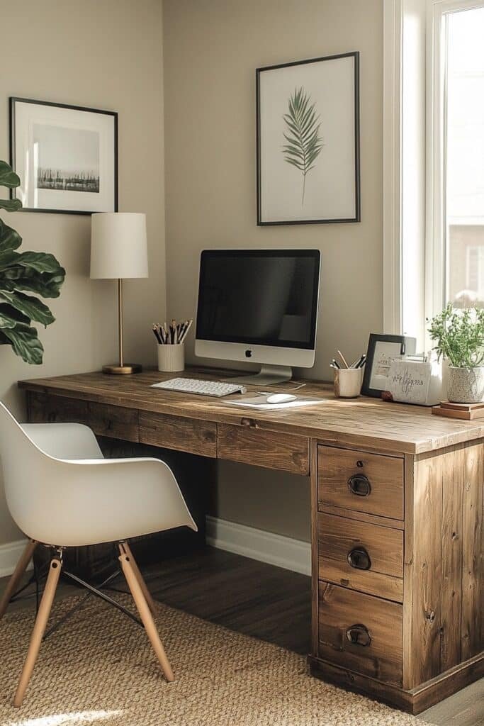 Minimal Distraction Home Office Setups