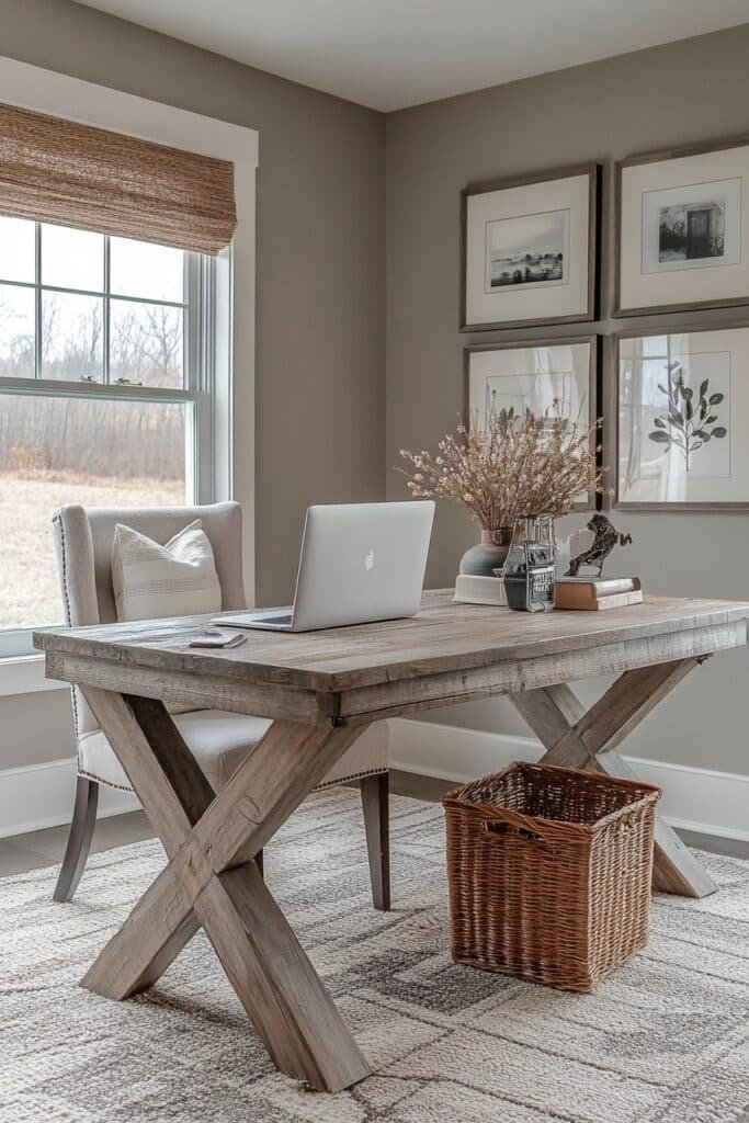 Modern Farmhouse Home Office Styles