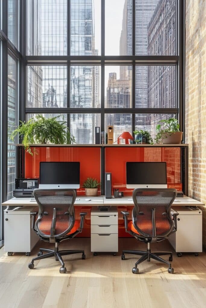 Optimal Two-Person Office Layout