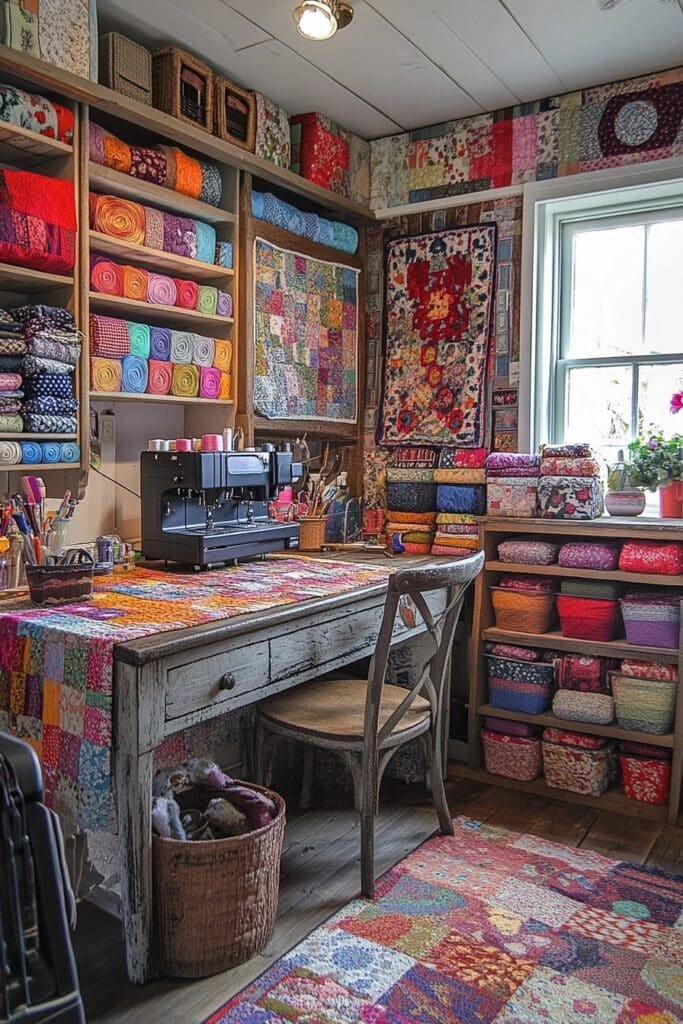 Patchwork Quilter’s Desk