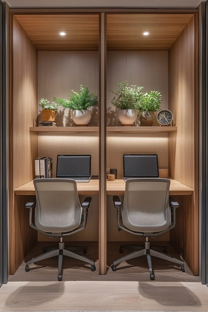 Quiet Two-User Office Nook