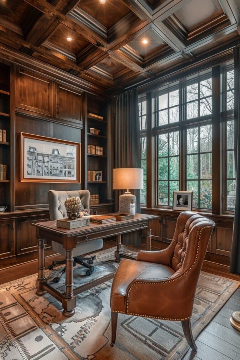 Image showcasing 29 Cozy Home Office Ideas to Make Your Home Office Feel Like a Cozy ...