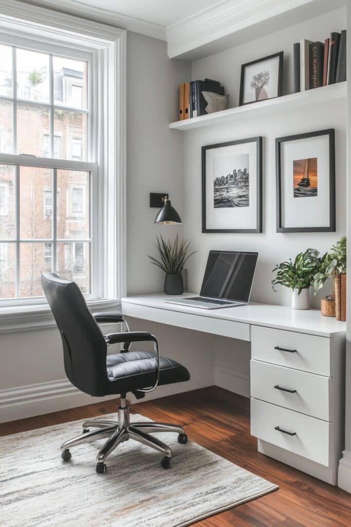 Sleek Home Office Corner