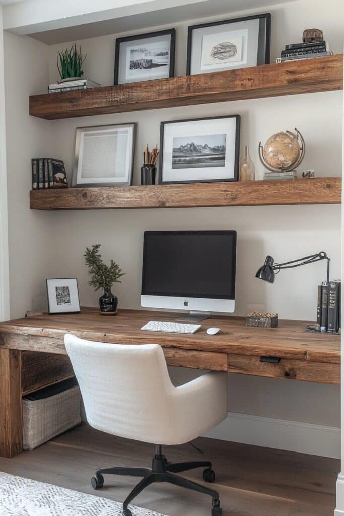 Sleek and Simple Home Office Setup