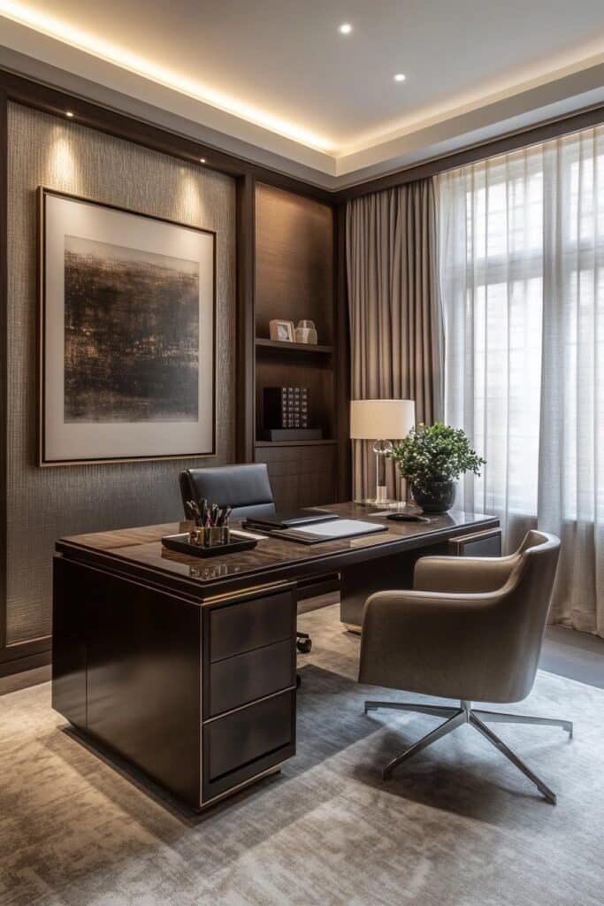 Sleek and Streamlined Home Office Designs