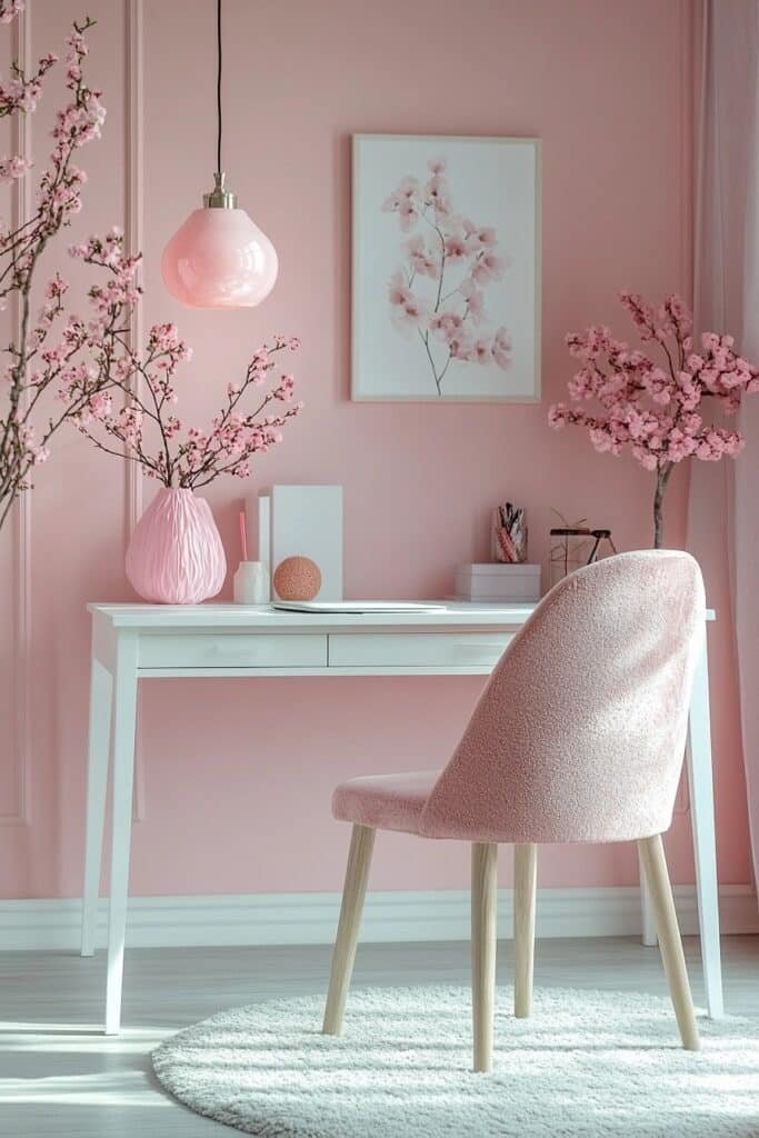 Soft Pastel Office Interiors