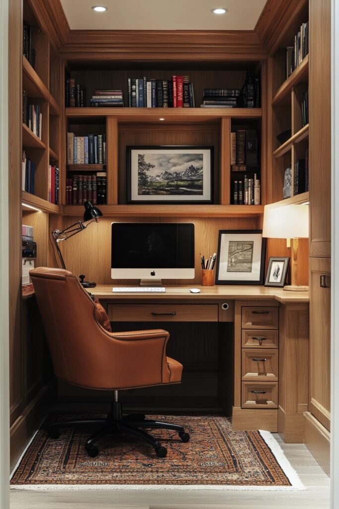 Space-Saving Corner Desk Design