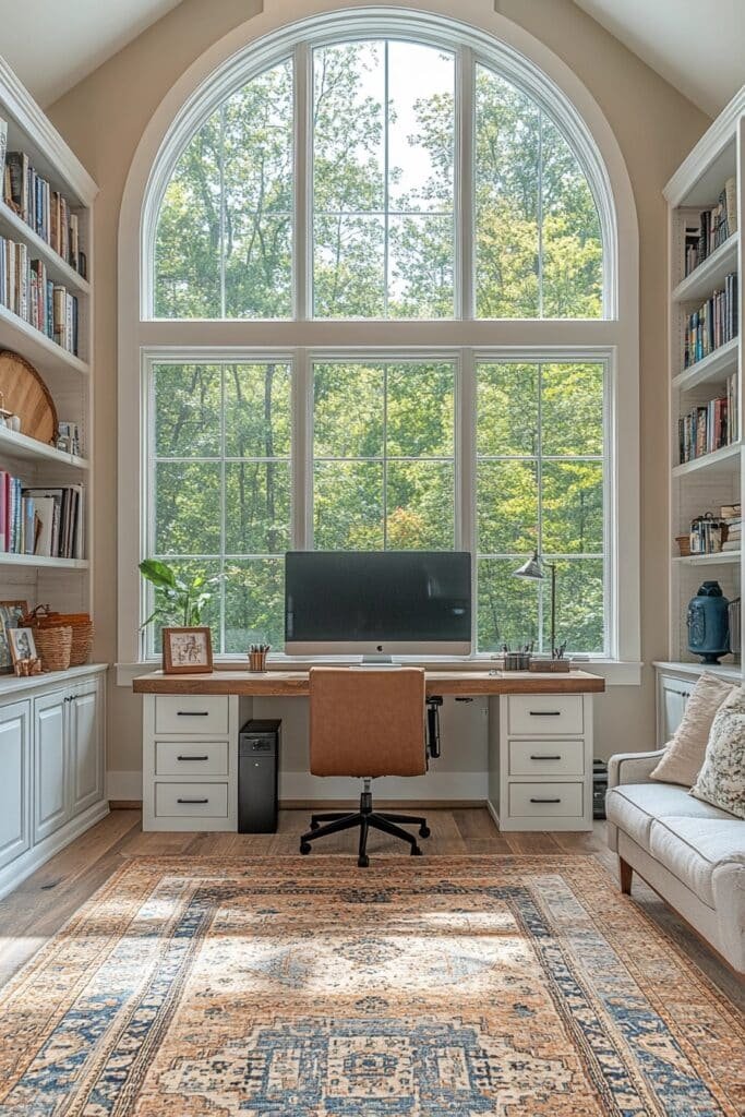 Spacious and Bright Home Office Setups